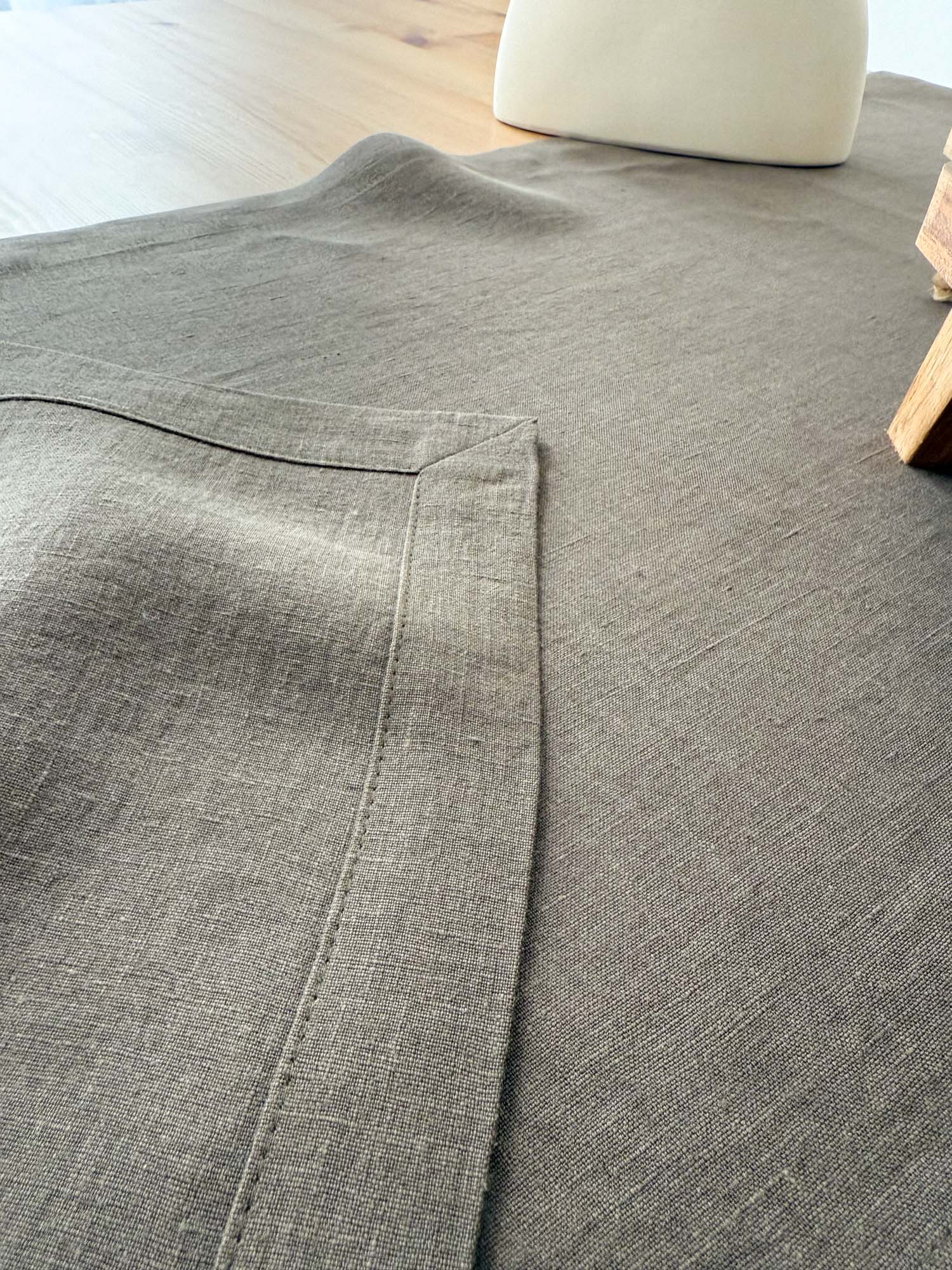 Bruin Linnen Tafelloper