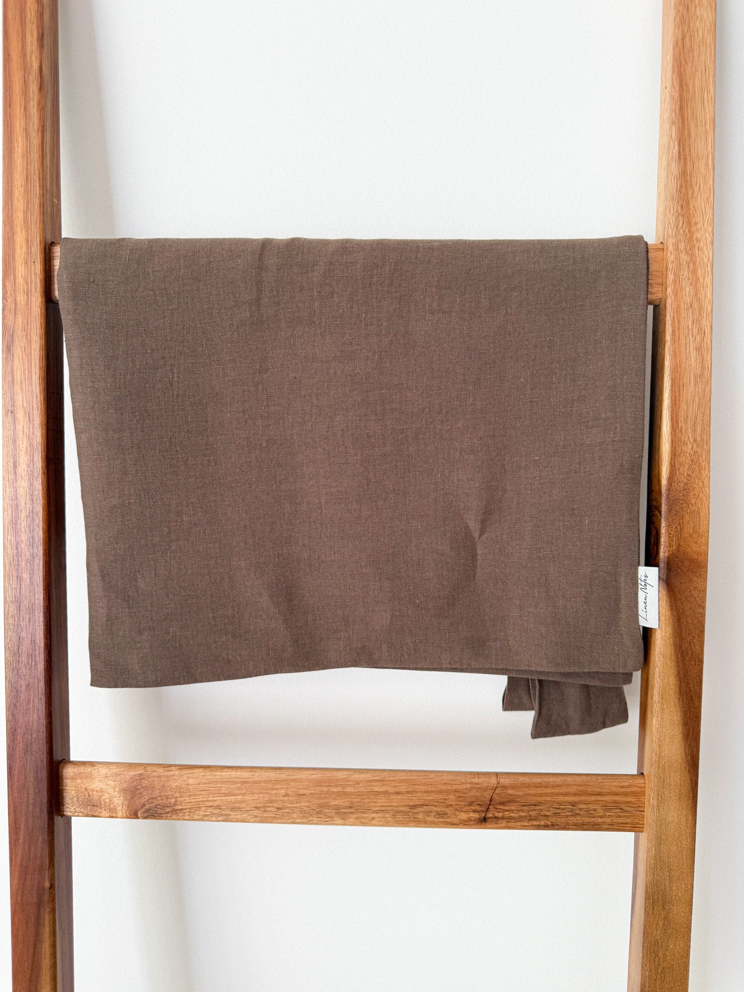 Bruin Linnen Waszak met Haken