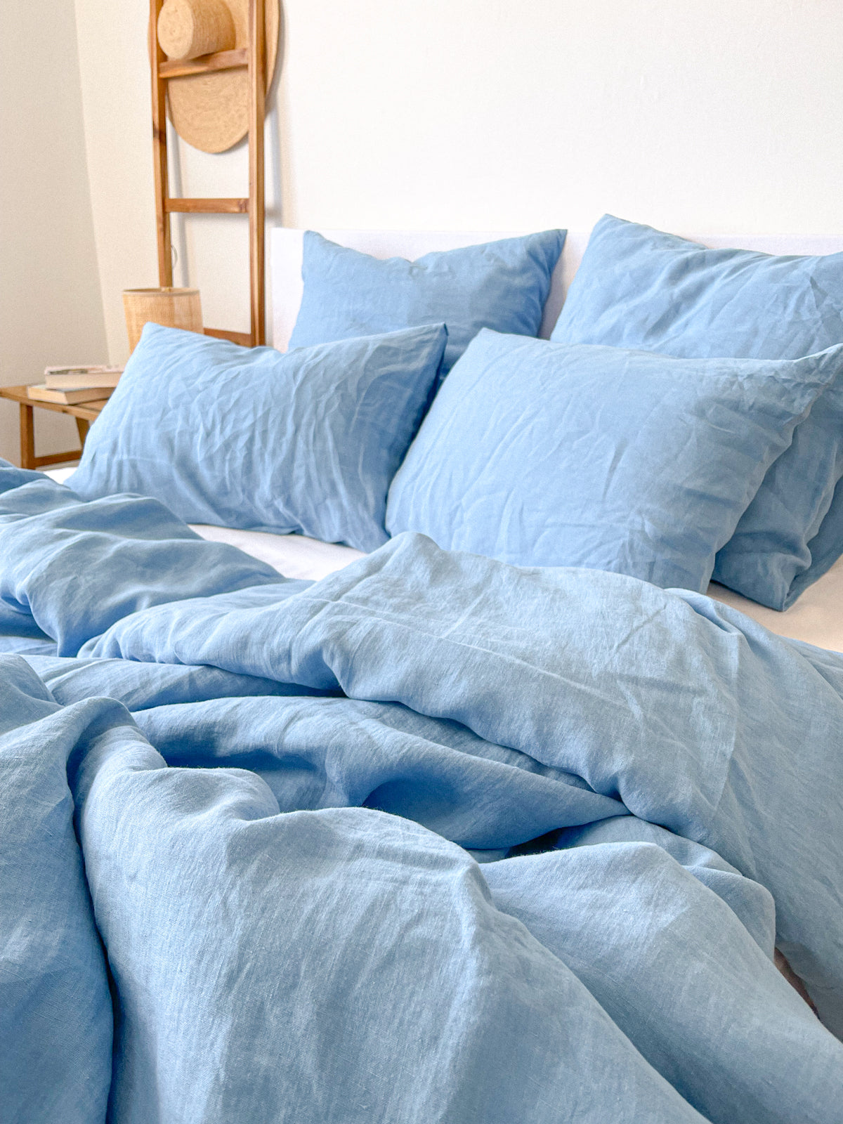 Housse de couette en lin - bleu clair - Linen Notes