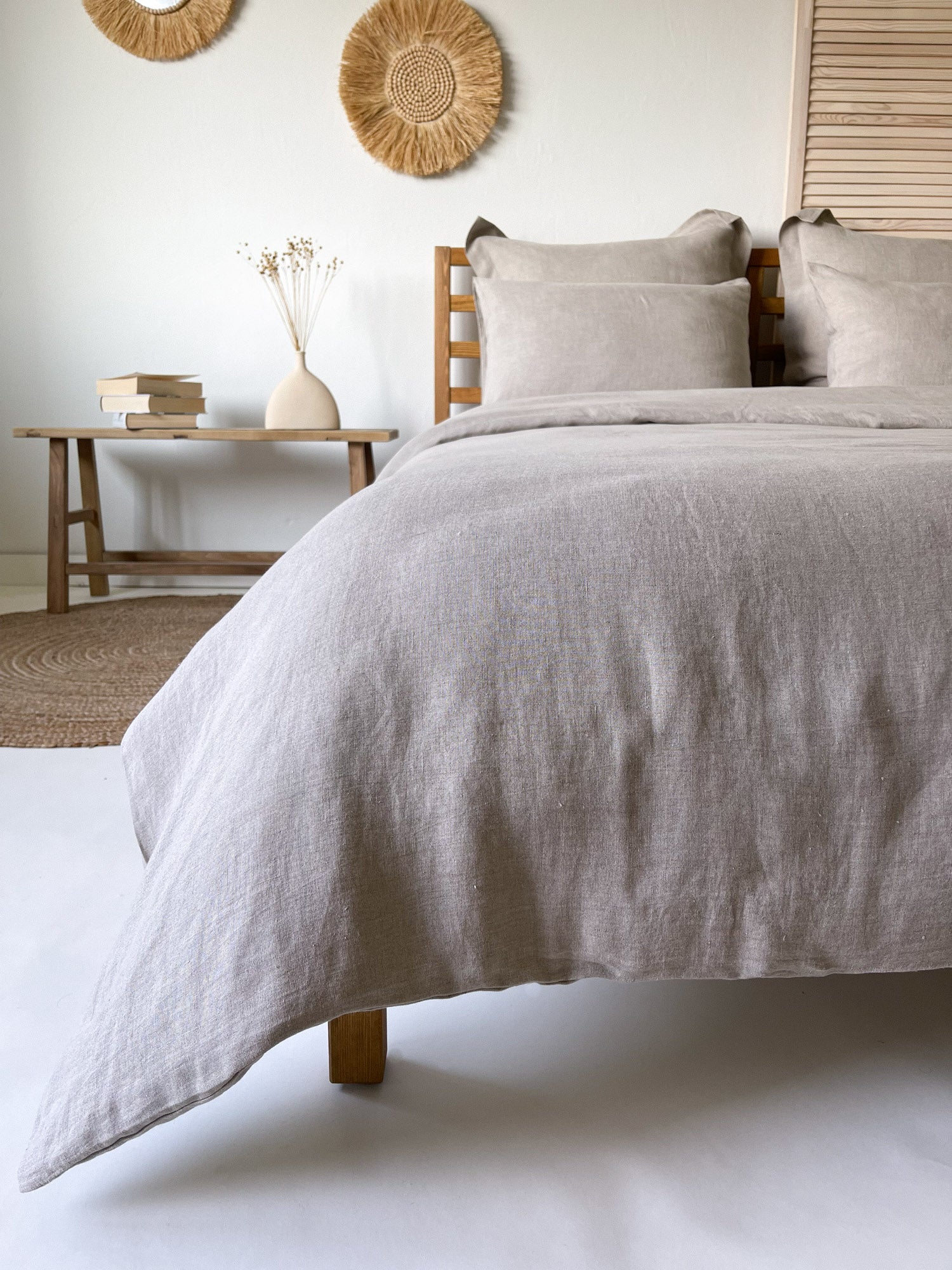 Housse de couette en lin - beige - Linen Notes